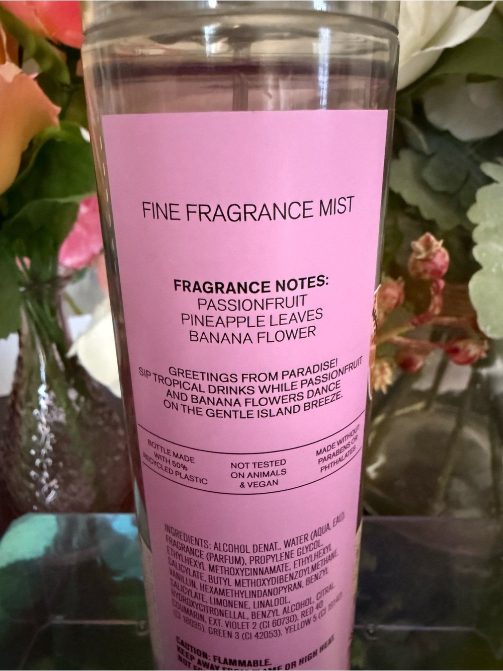 🆕🌸 BATH & BODY WORKS “BAHAMAS” PASSION FRUIT & BANANA FLOWER FRAGRANCE MIST. - Picture 3 of 3